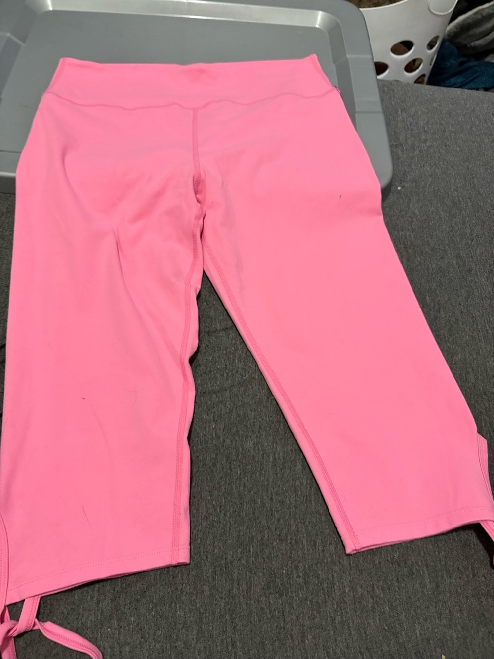 Fashion Nova Pink Track Capri Joggers